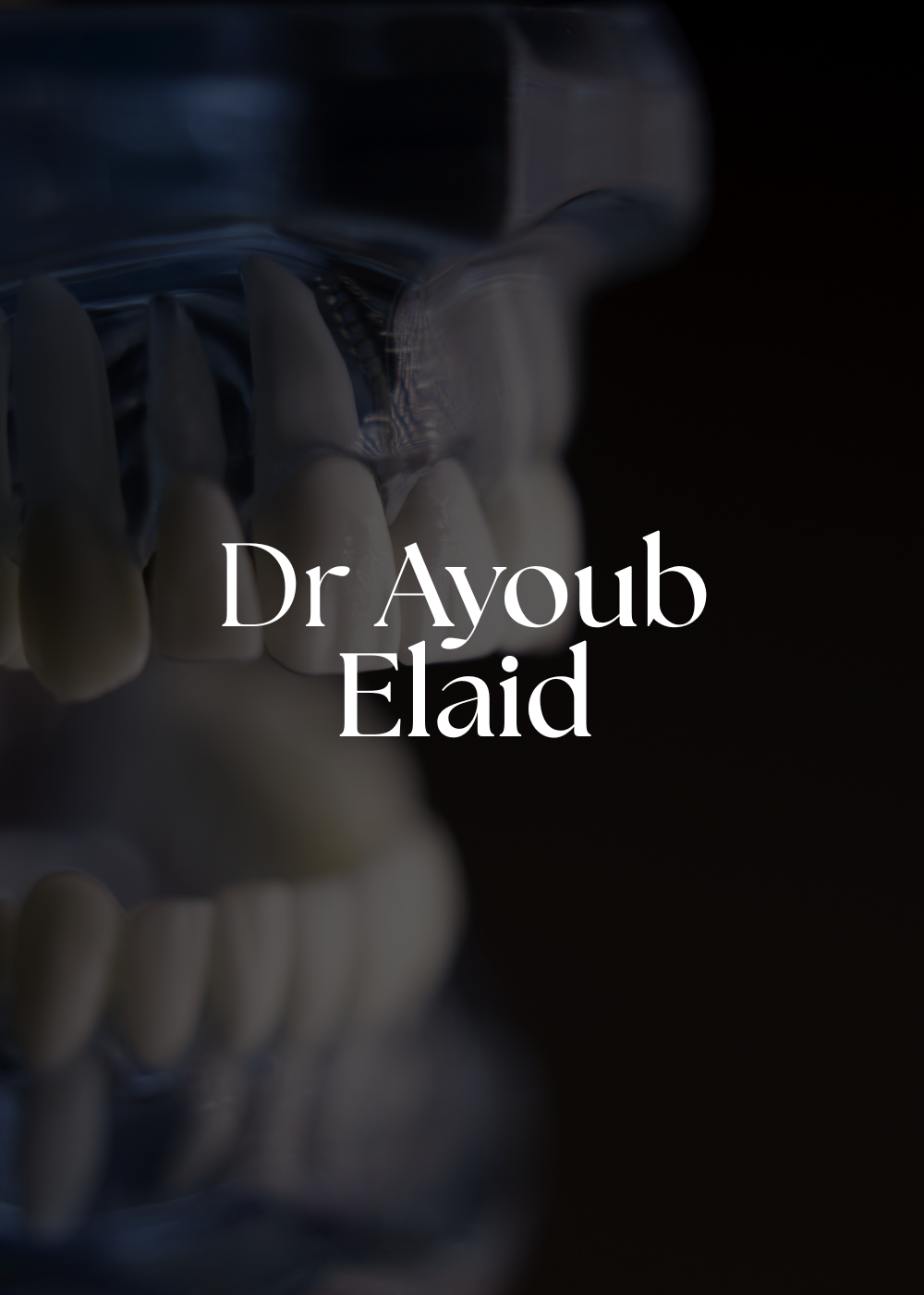 Dr Ayoub Elaid